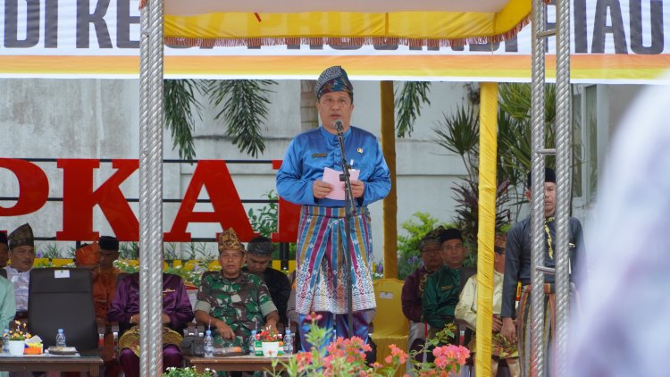 Pemkab Rohil Gelar Upacara Peringati HUT ke-67 Provinsi Riau