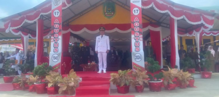 Peringati HUT Kemerdekaan RI ke-79, Kecamatan Simpang Kanan Adakan Upacara Bendera