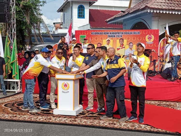 Bupati Rohil Buka Kejurkab KONI Rohil, Targetkan Peringkat III pada PORPROV 2026