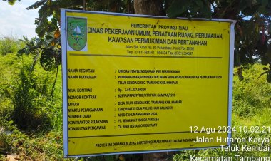 Diduga Mark-Up Hampir Setengah Miliar  Pekerjaan Dinas PUPRPKPP Prov. Riau