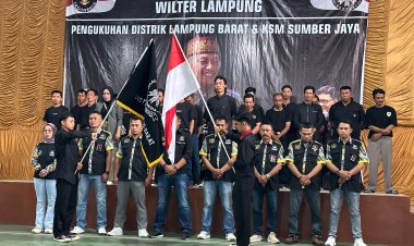 LSM GMBI Lampung Barat, Gelar Pengukuhan dan Pelantikan KSM Dihadiri Willter Lampung