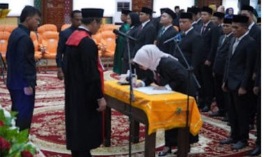 Darwis Rinto Salah Seorang dari 45 Anggota DPRD Rohil yang Dilantik Periode 2024-2029
