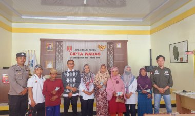 Pemerintah Pekon Ciptawaras Kembali Salurkan Bantuan BLT – DD Tahap Satu 30 KPM Anggaran 2024