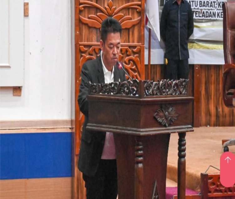Perubahan KUA dan PPAS Tahun Anggaran 2024, Bupati Rohil Sampaikan Rancangan