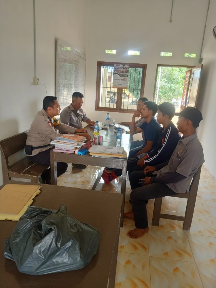Pilkada Damai, Polsek Bagan Sinembah Gelar Kegiatan Cooling System Pemilu Damai