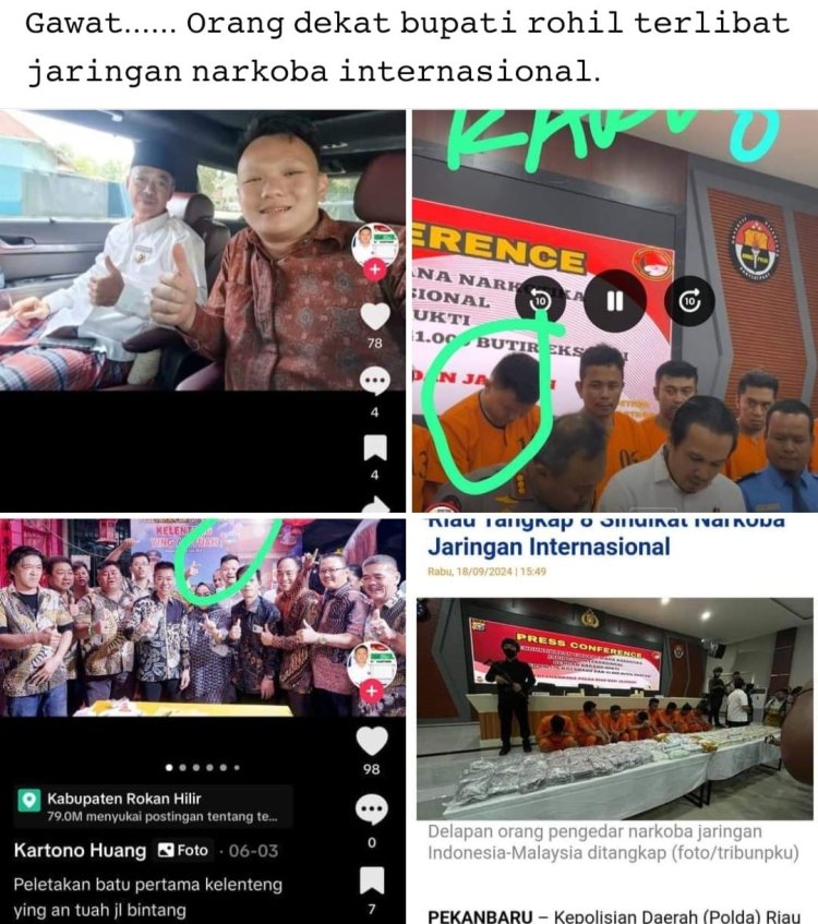 Pengedar Sabu Jaringan Internasional Dekat dengan Bupati, Afrizal Sintong : Saya Dekat dengan Semua Warga