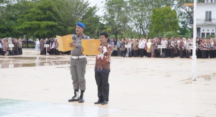 Pimpin Apel Bersama, Plt. Bupati Rohil: Jaga Netralitas ASN padaPilkada Serentak 2024