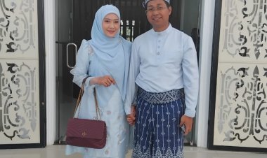 Paslon Wakil Bupati Rohil, Jhoni Charles Hadiri Acara Ulang Tahun Rohil ke-25