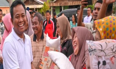 Bantuan Sosial Untuk Warga Terdampak Banjir di Jalan Pelabuhan Baru