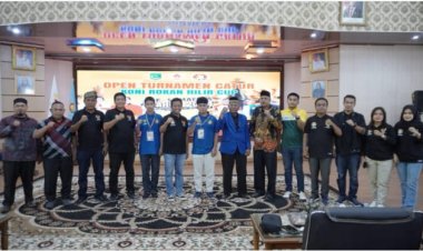 Plt. Bupati Rohil Buka Turnamen Catur KONI Rohil Cup se-Sumatera