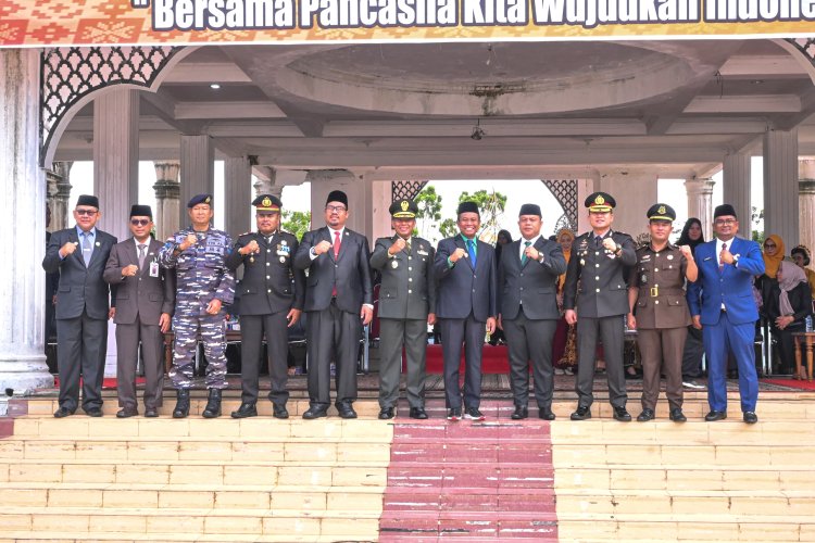 Plt. Bupati Rohil Jadi Inspektur Upacara Peringatan Hari Kesaktian Pancasila