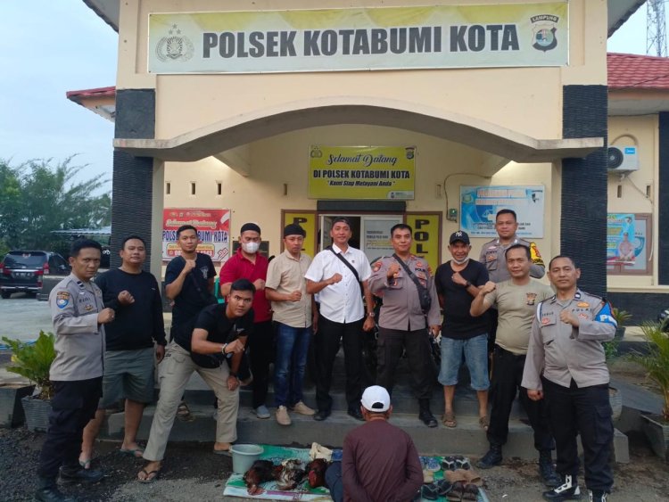 Polsek Kotabumi Kota Gerebek Arena Judi, Amankan Pelaku dan Barang Bukti