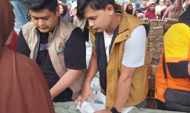 Launching Pasar Murah kepada Masyarakat Kecamatan TPTM, Diawali Kegiatan Kampanye ASSET