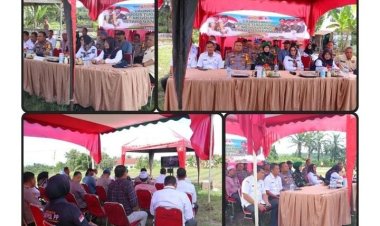 Melalui Zoom Meeting, Kapolres Rohil Launching Gugus Tugas Polri Dukung Ketahanan Pangan