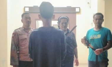Polsek Talang Padang Tangkap Pelaku Penganiayaan Berat