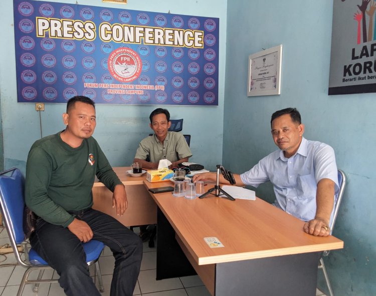 Kasat Intel Polres Waykanan Sambangi Sekretariat FPII Lampung