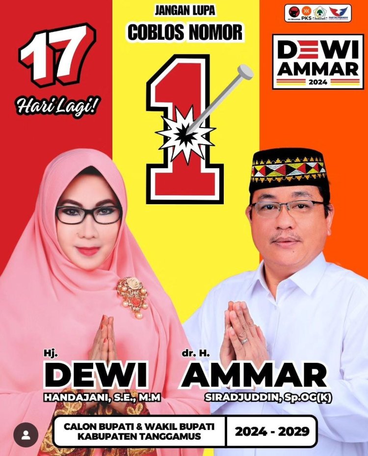 Dewi - Amar Tawarkan Lima Program Unggulan untuk Tanggamus