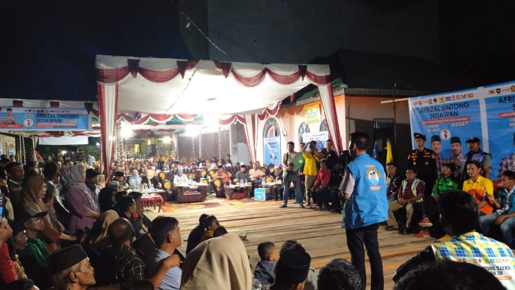 Rasakan Berbagai Bantuan, Masyarakat Bagan Punak Pesisir Siap Dukung dan Menangkan Paslon Asset