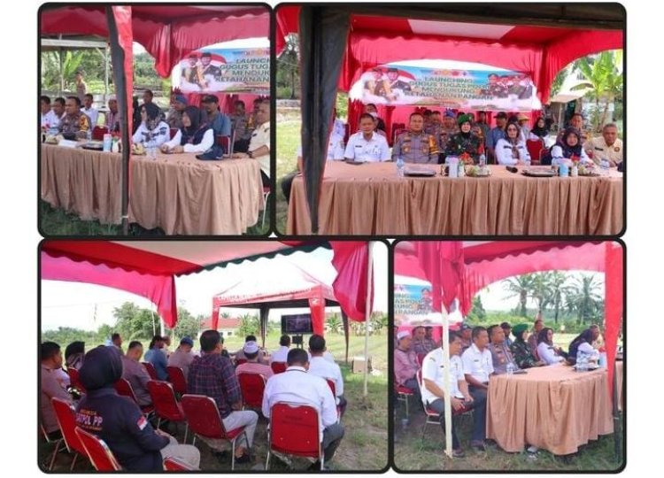Melalui Zoom Meeting, Kapolres Rohil Launching Gugus Tugas Polri Dukung Ketahanan Pangan