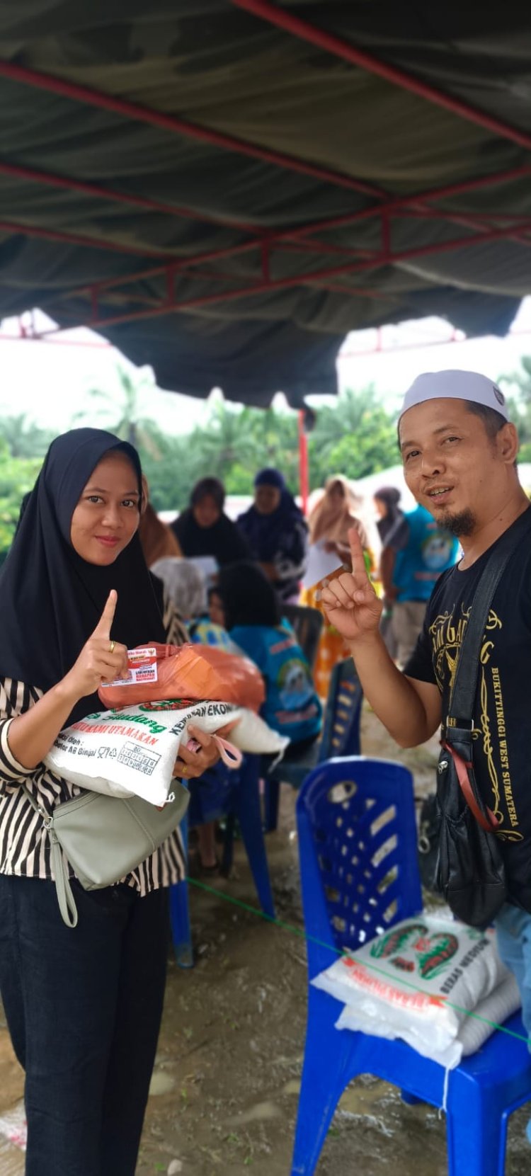 Tim Asset Dapil 4 Salurkan 5.000 Paket Sembako Murah di Kecamatan Basara