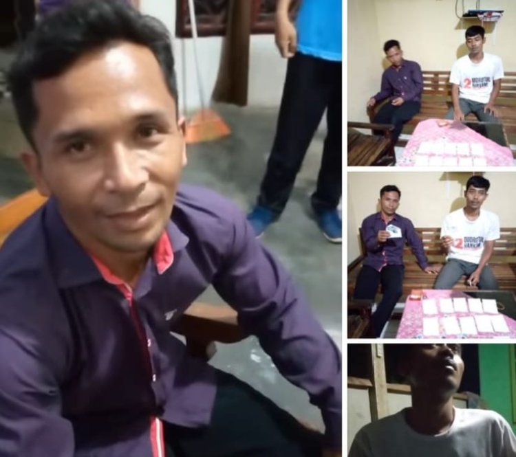 Tim Sukses 02, Qudratul - Hankam Tertangkap Masyarakat Bagikan Amplop Rp 50.000