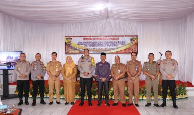 Kapolres Lampung Barat Gelar Forum Konsultasi Publik Tahun 2024