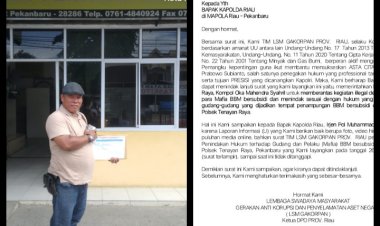 Dianggap Abaikan Informasi yang Disampaikan, Kapolsek Tenayan Raya Akan Dilaporkan