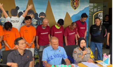 Belasan Pelaku Pungli Sopir Truk, Dibekuk Tekab 308 Ditreskrimum Polda Lampung Bekuk