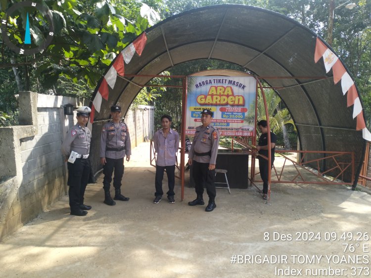 Polsek Bagan Sinembah Patroli di Lokasi Keramaian, Jaga Kamtibmas