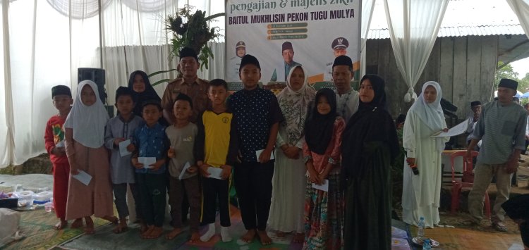 Pemerintah Pekon Tugu Mulya, Rayakan HUT ke-14 Tahun Diisi dengan Acara Pengajian