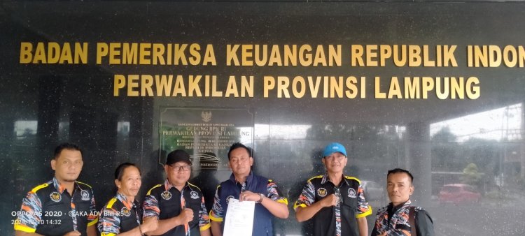 Dukung Program Presiden-RI Dalam Memberantas Korupsi, LSM GMBI Lampung Barat Datangi KPK dan BPK Provinsi Lampung