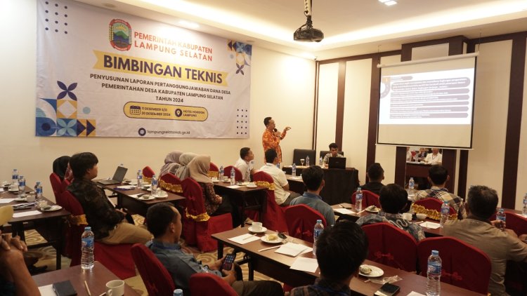 Inspektorat Lampung Selatan Bantah Sebagai Penyelenggara Bimtek, Hanya Sebagai Narasumber