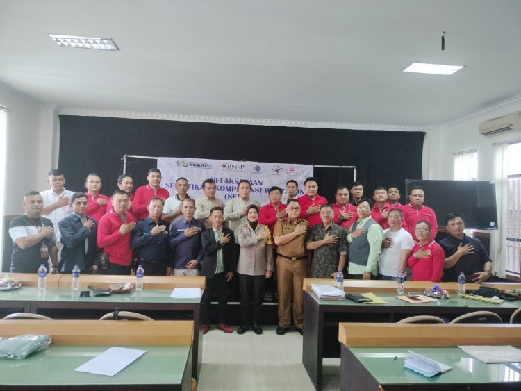 Kabid Humas Polda Lampung dan Dinas Kominfo Lampung Hadiri Pembukaan SKW