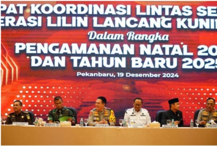 Jelang Nataru 2024, Polda Riau Mantapkan Koordinasi Pengamanan