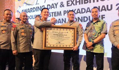 Polres Rohil Raih Terbaik 5 se-Polda Riau. Ini Capaiannya