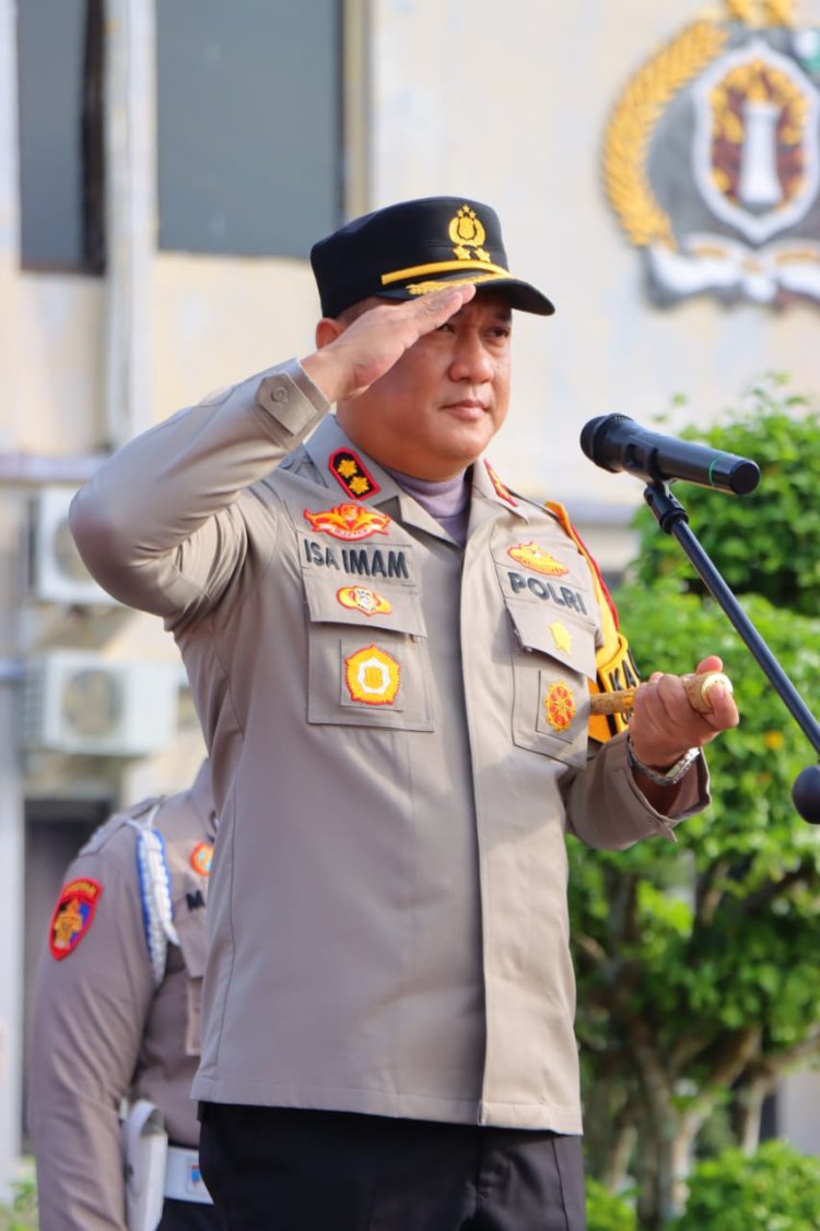 Jadi Irup Kenaikan Pangkat 35 Personel, Kapolres Rohil : Kenaikan Pangkat Merupakan Peningkatan Pengabdian