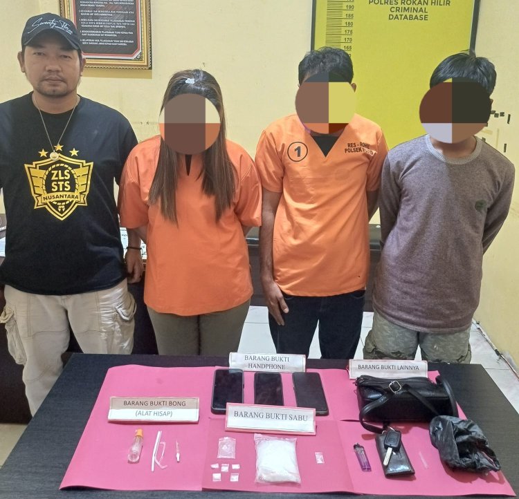 Sat Res Narkoba Polres Rohil Ungkap Kasus Narkoba di Pematang Binjai