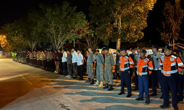 Polres Rohil Turunkan 133 Personel Gabungan, Amankan Pleno KPU