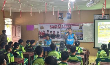 Wakili Kapolres Kabag SDM Sosialisasi Penerimaan Calon Anggota Polri