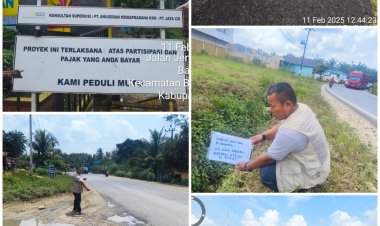 2 Lembaga Minta BPK RI Audit Pekerjaan Preservasi Jalan Nasional Batas Sumut - Simpang Batang