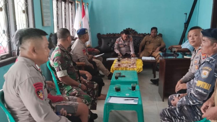 Antisipasi Konflik, Polsek Kota Agung Bersama Instansi Terkait Mediasi Permasalahan Nelayan di Perairan Digul