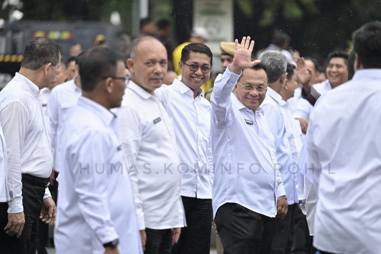 Bupati Dan Wakil Bupati Rohil Terpilih Ikuti Gladi Bersih Jelang Pelantikan