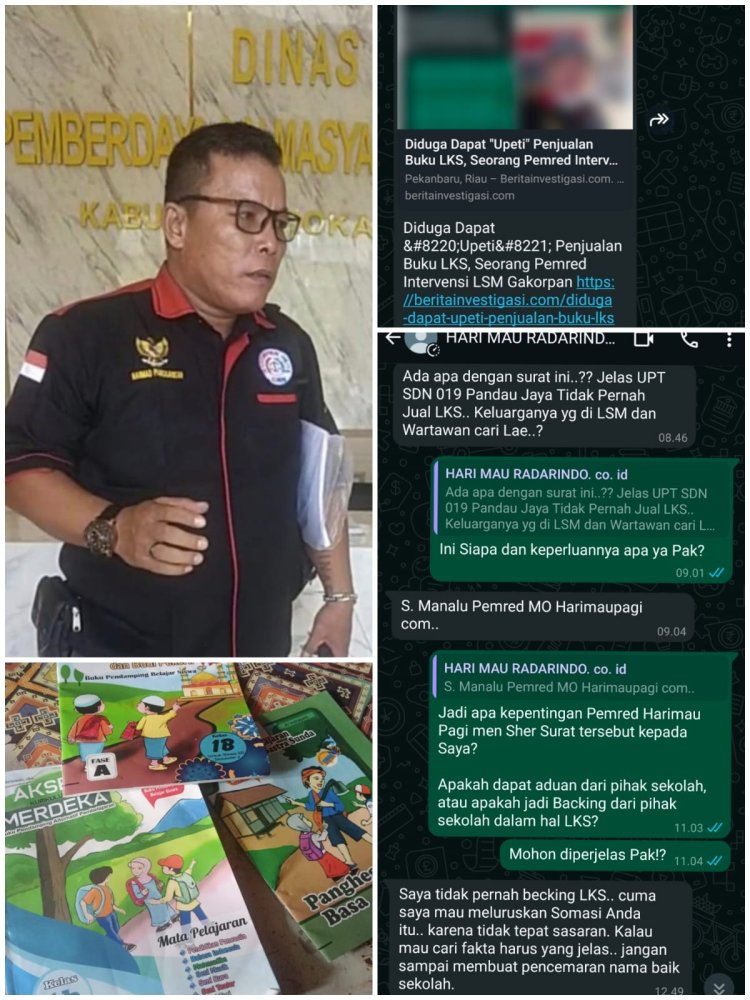 Praktik Penjualan Buku LKS di Lingkungan SMAN 2 Kubang Diduga Libatkan Oknum Pemred Media, Ini Tanggapan LSM Gakorpan