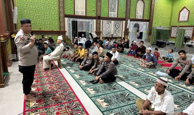 Safari Ramadhan di Masjid Nurul Iman Banjar XII, Kapolres Rohil Peduli Masyarakat
