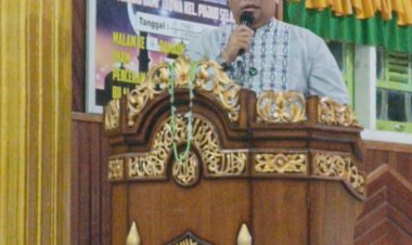 Polsek Pujud Bersama Warga Peringati Nuzul Quran Ramadhan 1446.H