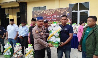 Kapolsek Bagan Sinembah, Gelar Buka Puasa Bersama Awak Media Pererat Silaturahmi