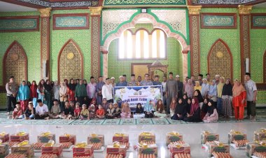 Kapolres Rohil Bagi Berkah, Salurkan Santunan ke Kaum Dhuafa dan Anak Yatim