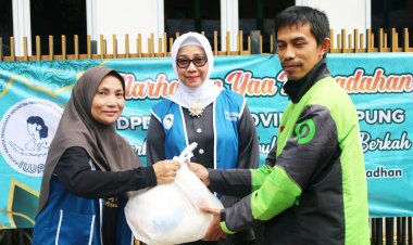 IWAPI Lampung Kembali Bagi Berkah ke Pengendara Ojol dan Keluarga Ekonomi Terbatas
