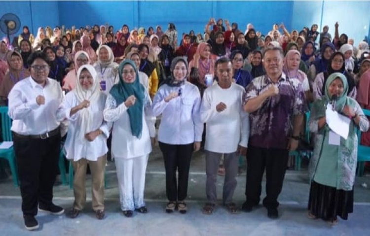 Sosialisasi Program Makan Bergizi Gratis di Gor MTs Al Istiqomah Rohil