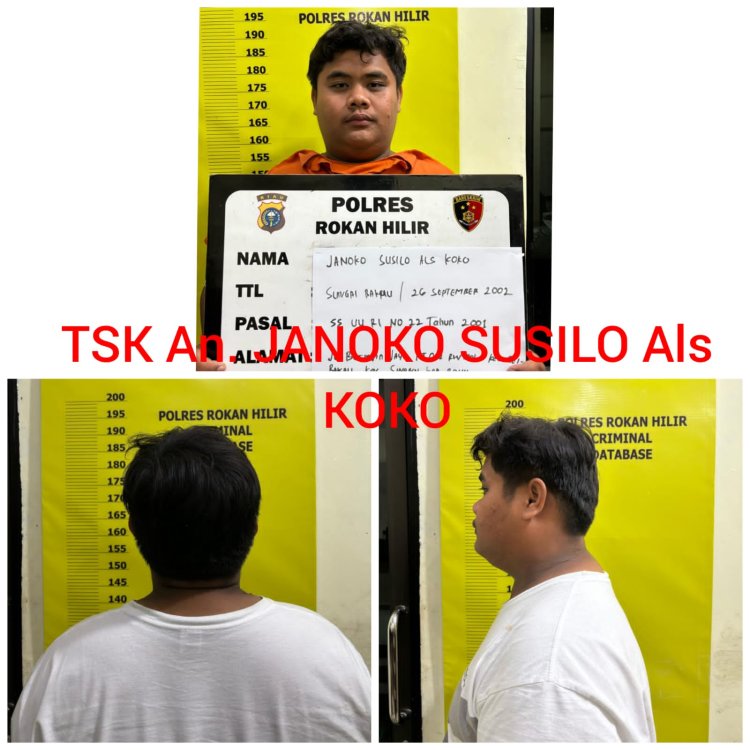 Kasus Tindak Pidana Minyak dan Gas (Migas) di Sinaboi, Berhasil Diungkap Polres Rohil